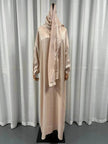 Lustre Batwing style Abaya Dress for Arab Dubai Turkey Middle East Women