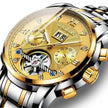 Luxurious Luminous Diamond Tourbillon Hollow Automatic Mechanical Watch