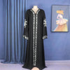Luxurious Plain and Embroidered Turkey Abaya Dress