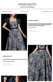 Luxurious Princess Court Oil Painting Style Tube Top Blue Evening Dress Bowl Gown