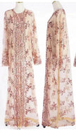 Luxury sequined Arab  robe