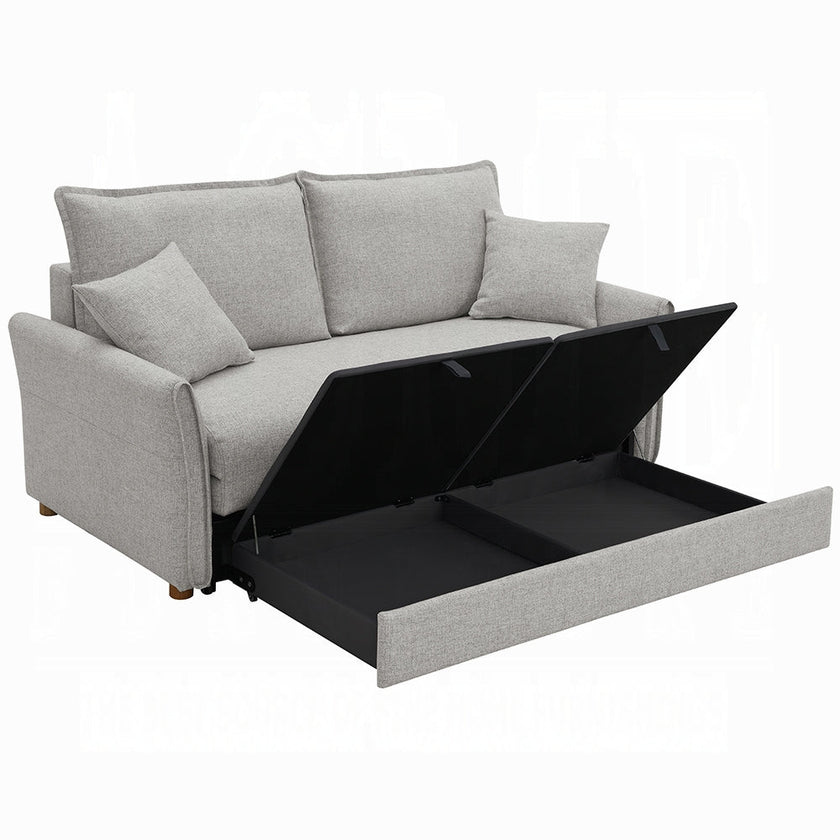 Oran Condo Size Sleeper Sofa w/Storage - Grey