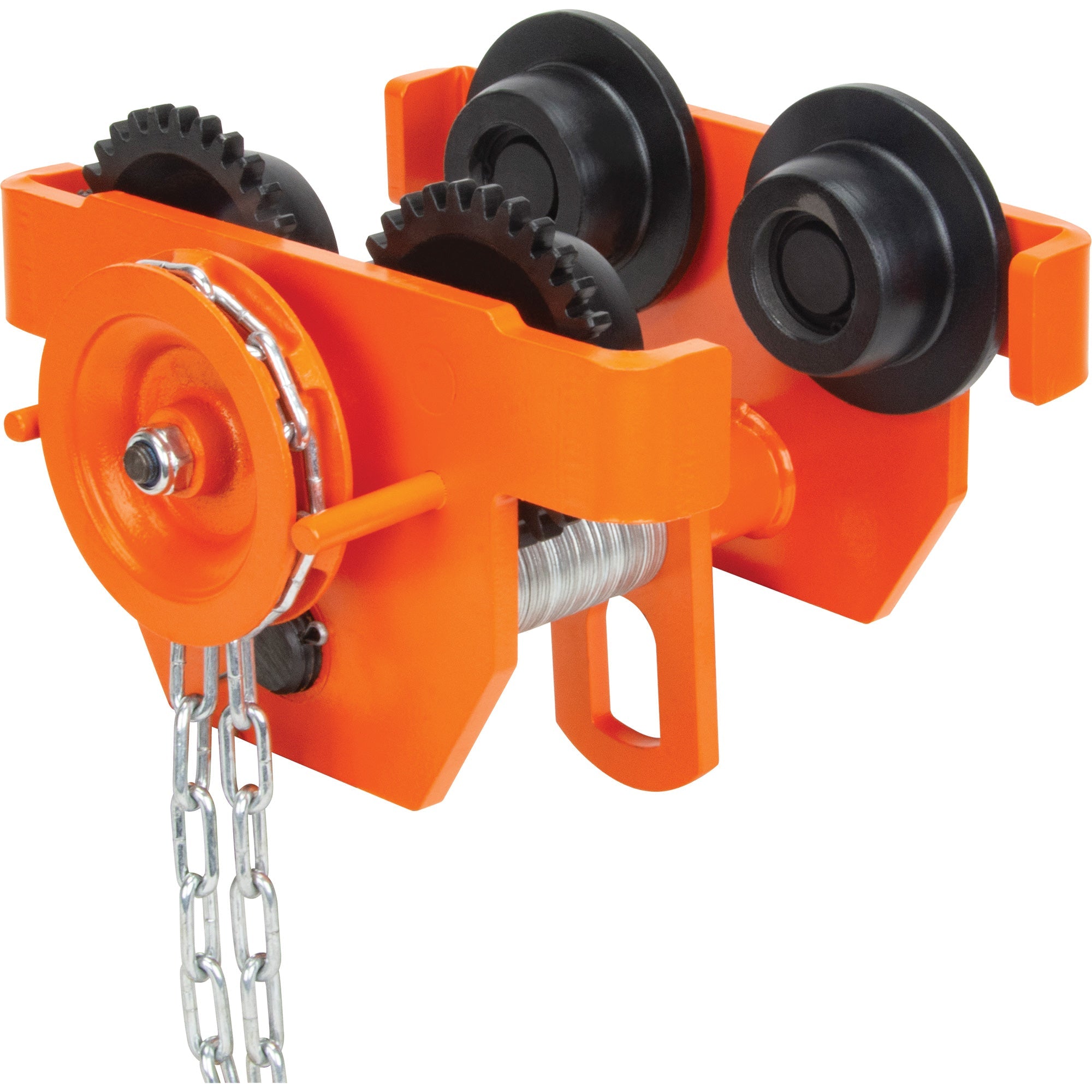 Adjustable Trolley with Safety Plates, 4000 lbs. (2 tons) Capacity, 3-15/16