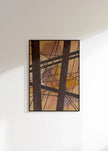Lyubov Popova Abstract Art Print: Geometric Lines & Earthy Tones