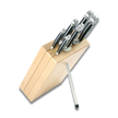 Knife Block Milly Beech Wood - (Knife not included)