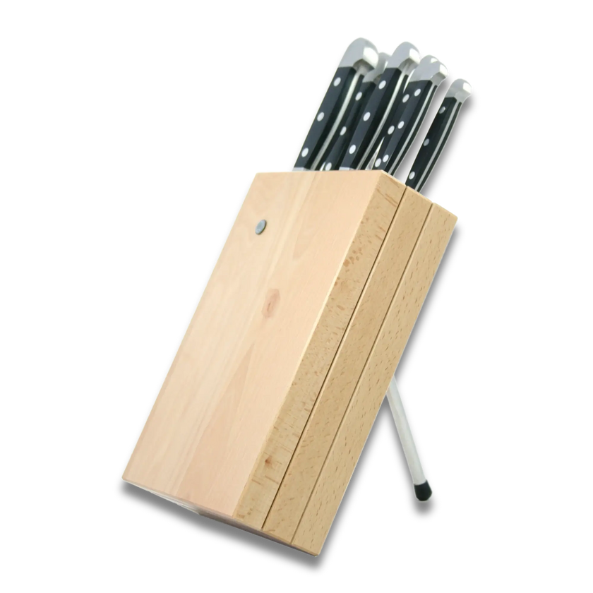 Knife Block Milly Beech Wood - (Knife not included)