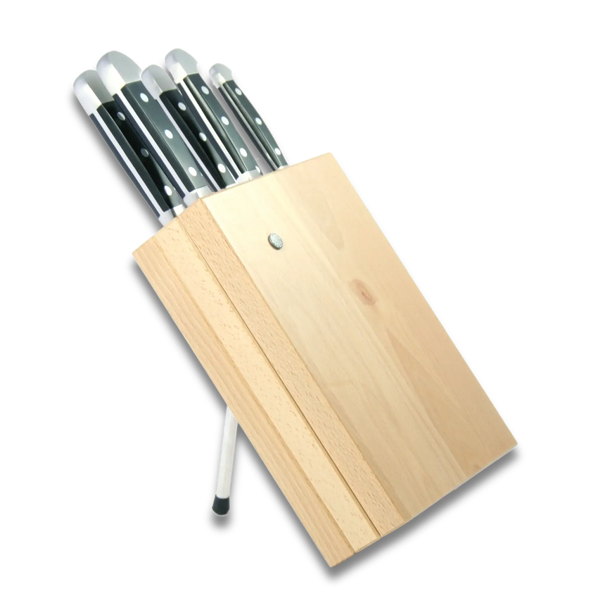 Knife Block Milly Beech Wood - (Knife not included)