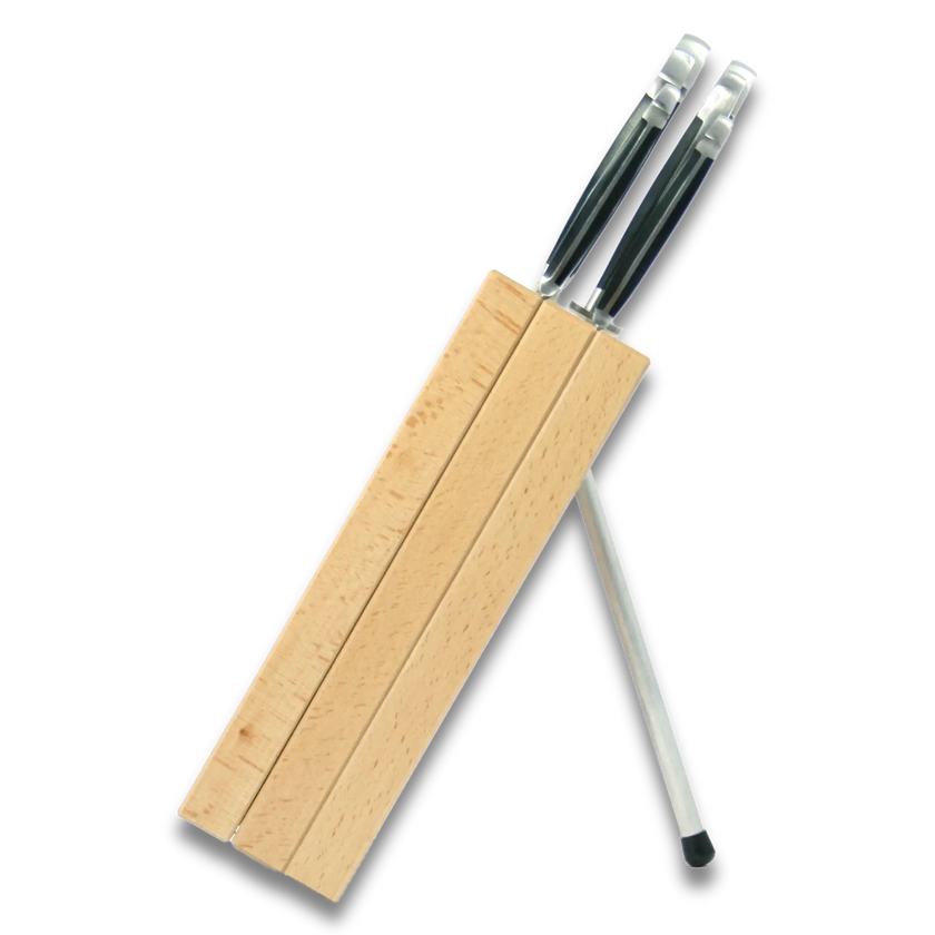 Knife Block Milly Beech Wood - (Knife not included)