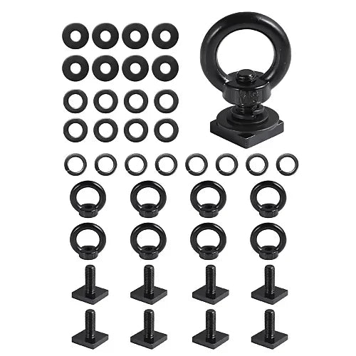 M8 Eye Bolts for T Tracks – Universal Tie Down Kit for Thule, Yakima & Rhino-Rack