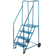 CSA-Certified Rolling Step Ladder, 4 Steps, 22