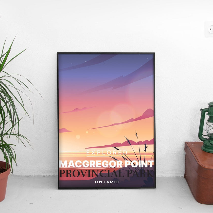 MacGregor Point Provincial Park 'Explored' Poster, Canada Parks