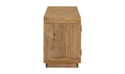 Machala Media Cabinet in Rustic Blonde