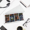 EVORETRO Magnetic Acrylic Booster Pack Display Case 4-Slot