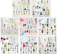 Magnetic Baby Girl Dressing Stickers Baby Clothing Stickers Book Toys