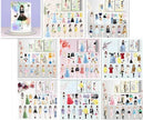 Magnetic Baby Girl Dressing Stickers Baby Clothing Stickers Book Toys