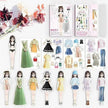 Magnetic Baby Girl Dressing Stickers Baby Clothing Stickers Book Toys