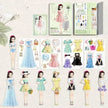 Magnetic Baby Girl Dressing Stickers Baby Clothing Stickers Book Toys
