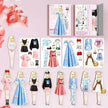 Magnetic Baby Girl Dressing Stickers Baby Clothing Stickers Book Toys
