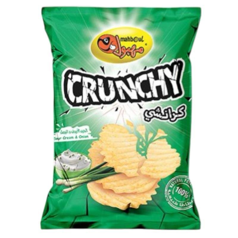 Mahboul CRUNCHY Chips with Sour Cream & Onion (85g)