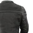 Women's Motorcycle Jacket. Vented Cowhide with Zip-Out Thermal Liner