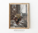 Antique Floral Vase Still Life Art Print S0208