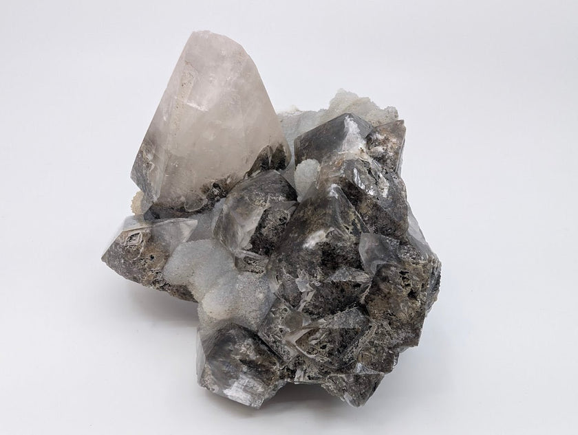 Majestic Dogtooth Calcite with Dendritic Inclusions and Sugar Sphalerite – Fujian, China