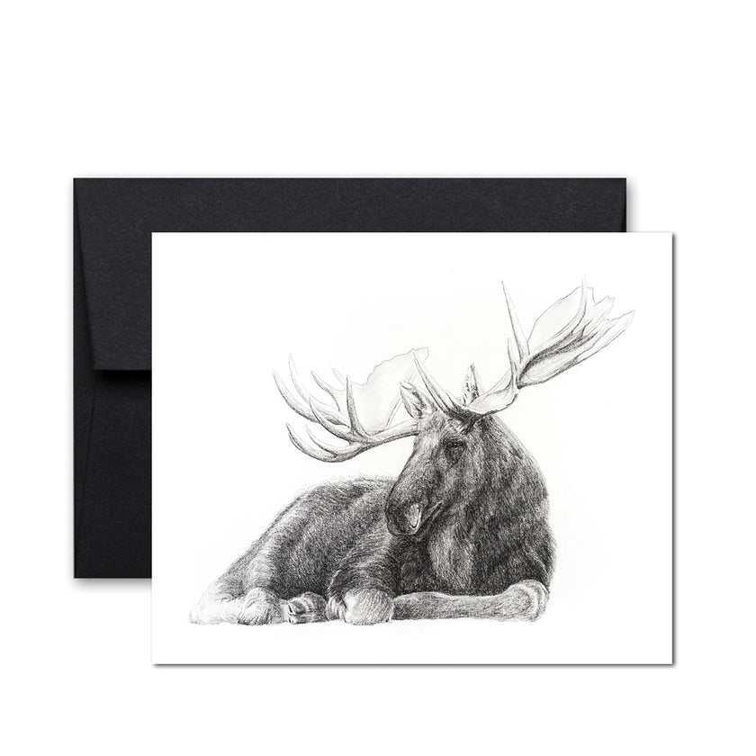 Majestic Moose Greeting Card