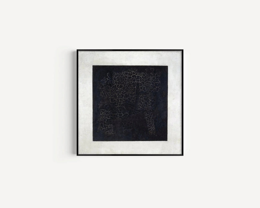 Malevich Black Square Art Print: Modern Abstract Giclee on Hahnemuhle Paper (1x1)