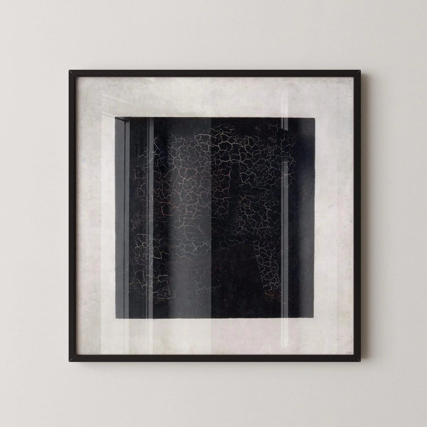 Malevich Black Square Art Print: Modern Abstract Giclee on Hahnemuhle Paper (1x1)