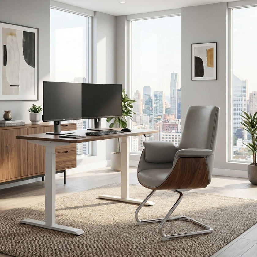 Malmö Premium Leather Visitor Chair