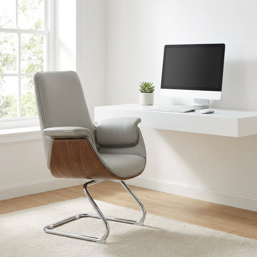 Malmö Premium Leather Visitor Chair