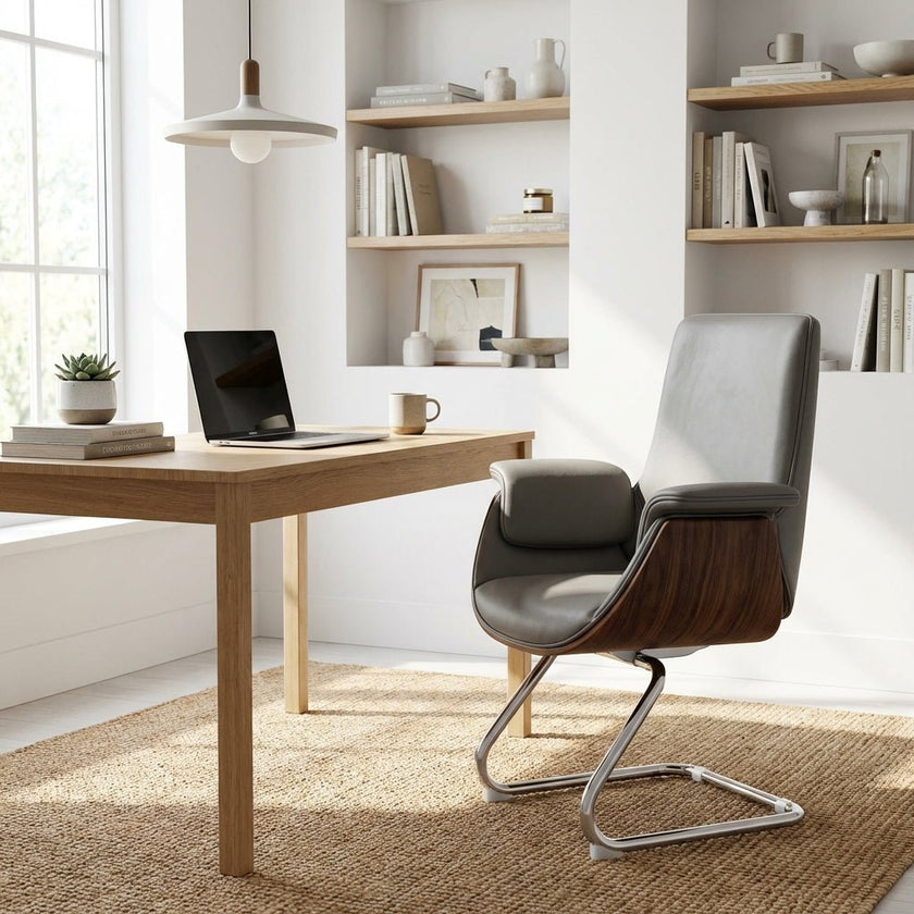 Malmö Premium Leather Visitor Chair