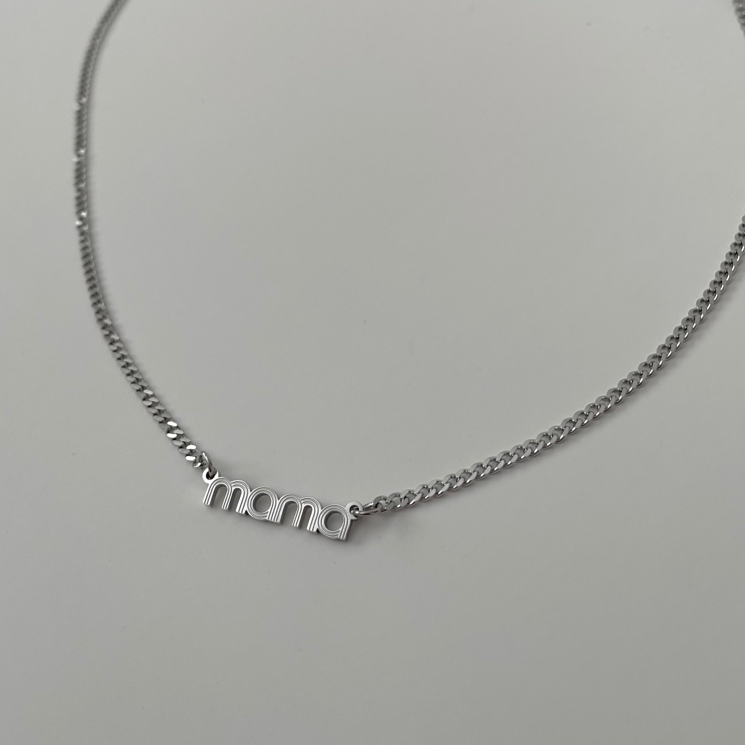 Mama Necklace 2.0- Silver