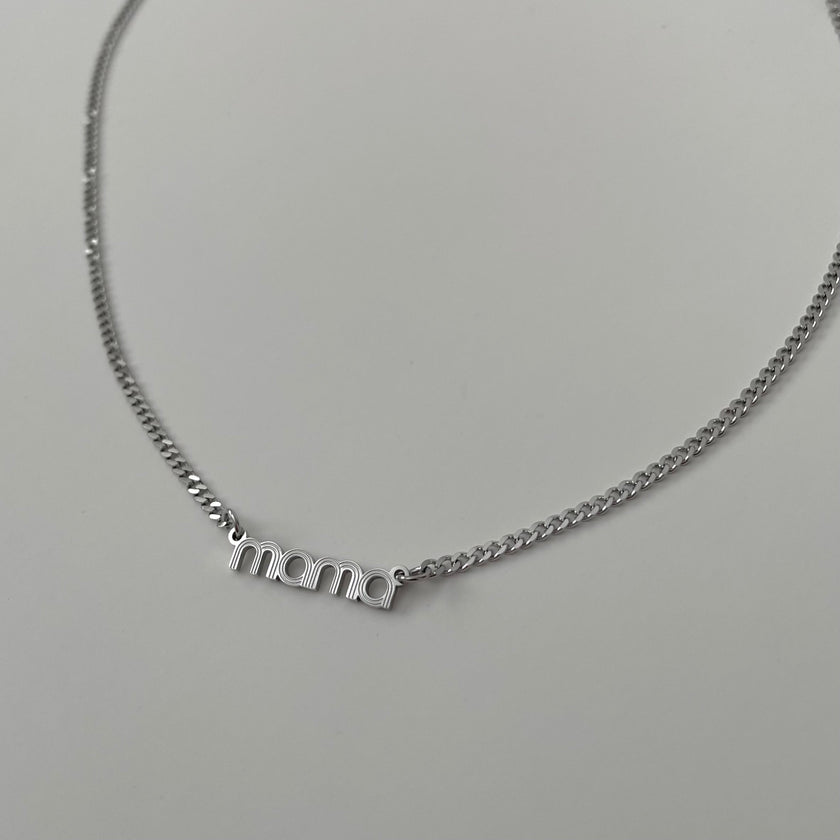 Mama Necklace 2.0- Silver