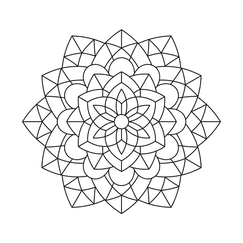 Meditative Mandalas Coloring Book for Kids (Spiral Edition)