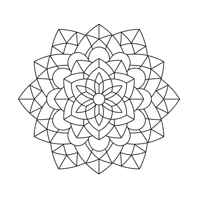 Meditative Mandalas Coloring Book for Kids (Spiral Edition)