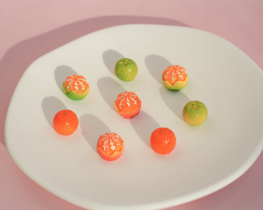 Mandarin Orange Brooch