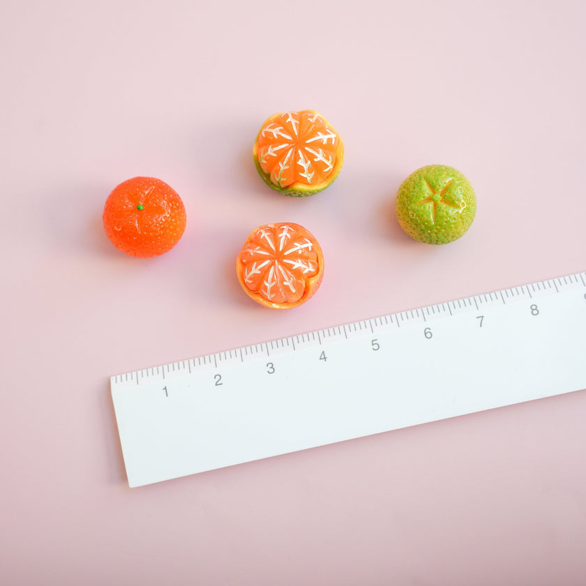 Mandarin Orange Brooch