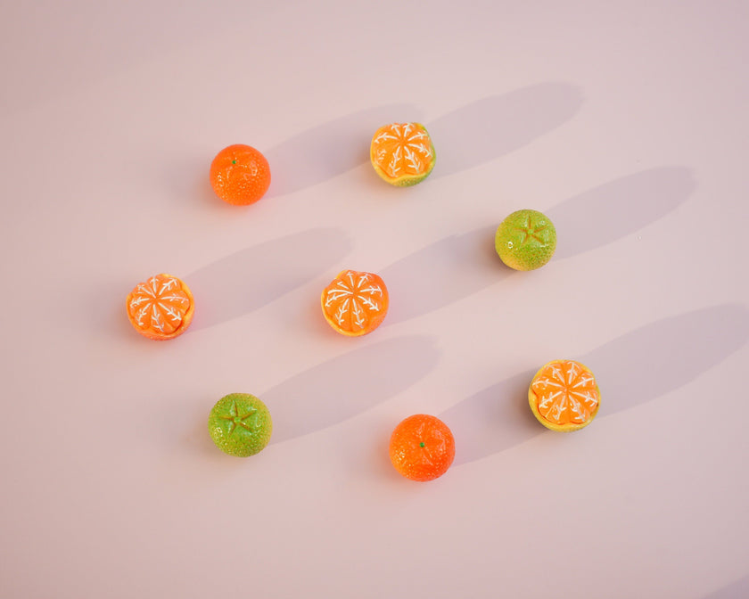 Mandarin Orange Brooch