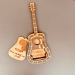 Guitar Shaped Cribbage Board