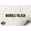 NO ADHESIVE MARBLE/BLACK LEATHERETTE SHEET (12