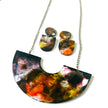 Abstract Statement Necklace with U Shaped Design
