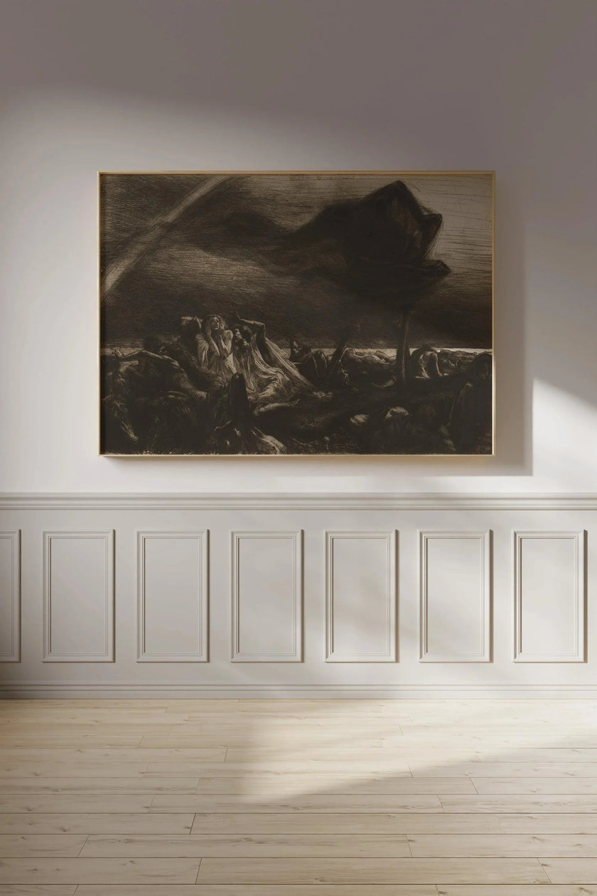 Marcel Roux Faucheuse Art Print: Symbolist Reaper Giclee