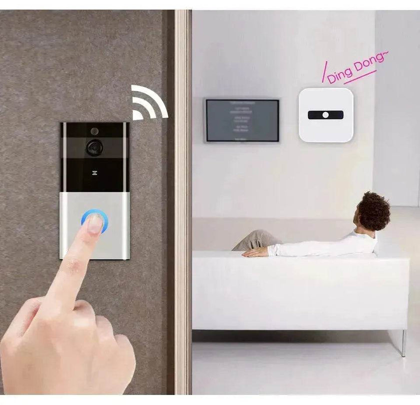 Marlboze WiFi Doorbell Camera – 720P Video & PIR Motion