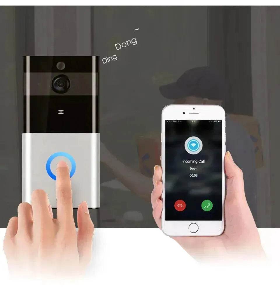 Marlboze WiFi Doorbell Camera – 720P Video & PIR Motion