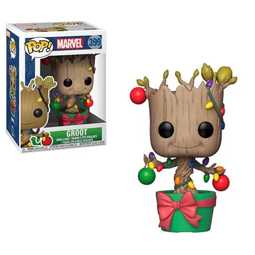 Marvel Holiday Groot with Lights Funko Pop! Vinyl Figure
