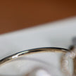 Bague Coeur en or 10K, perle et moissanites