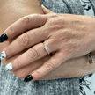 Bague solitaire Nuage - Moissanites