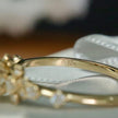 Bague solitaire Nuage - Moissanites
