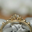 Bague solitaire Nuage - Moissanites